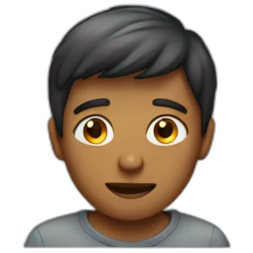 Boy missing his gf. emoji