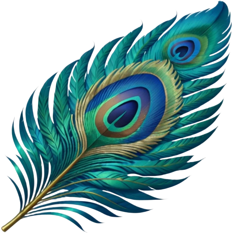 Peacock feather emojis emoji