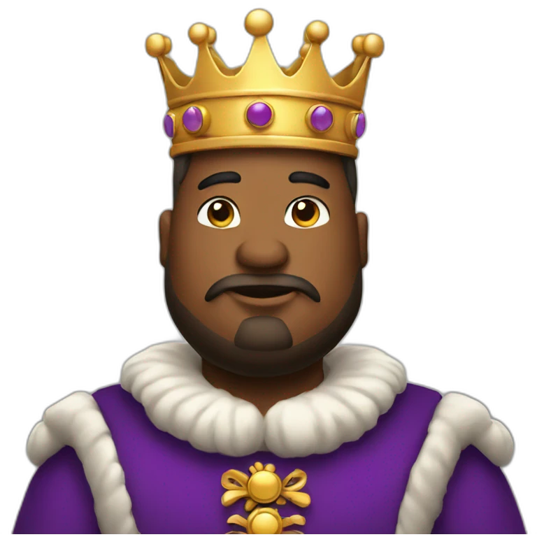 king with big belly emoji