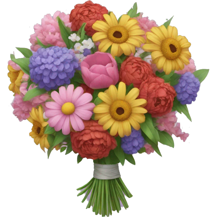 huge bouquet of flowers emoji