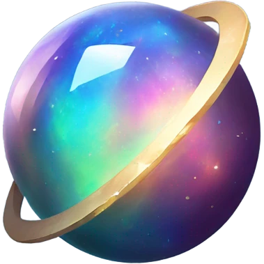 opal crystal space planet  emoji