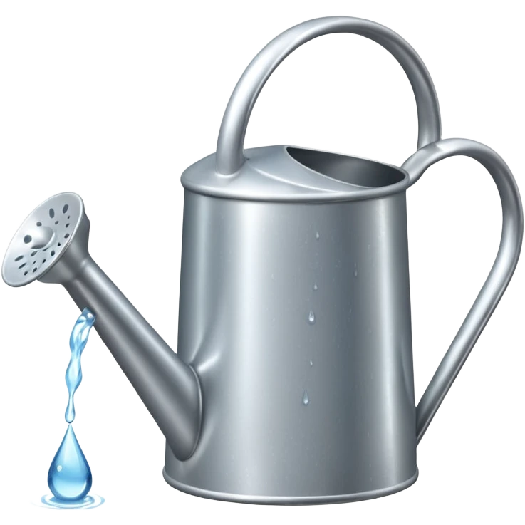 watering can with water coming from it emoji