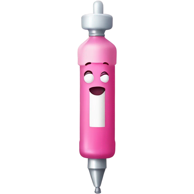 pink cute syringe emoji