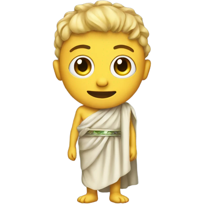 alien in a toga emoji