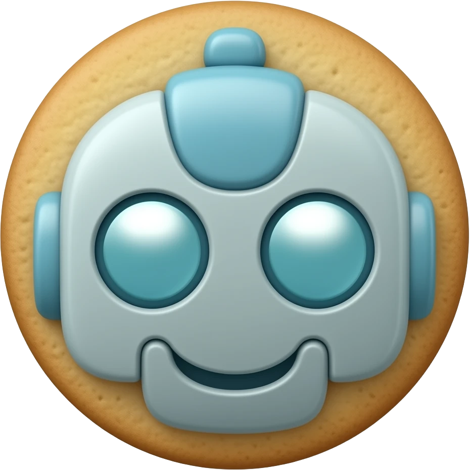 robot cookie emoji