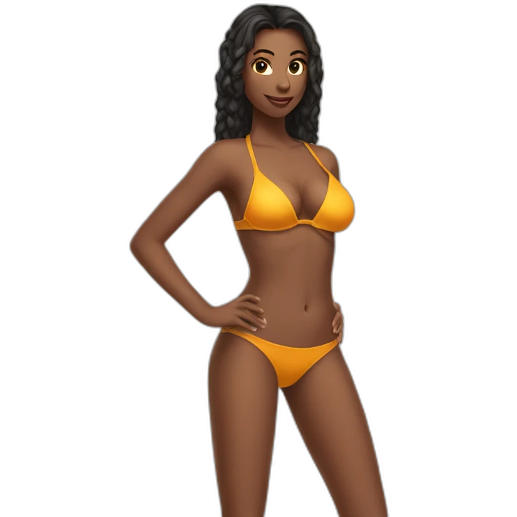 Sexy tight bikini emoji