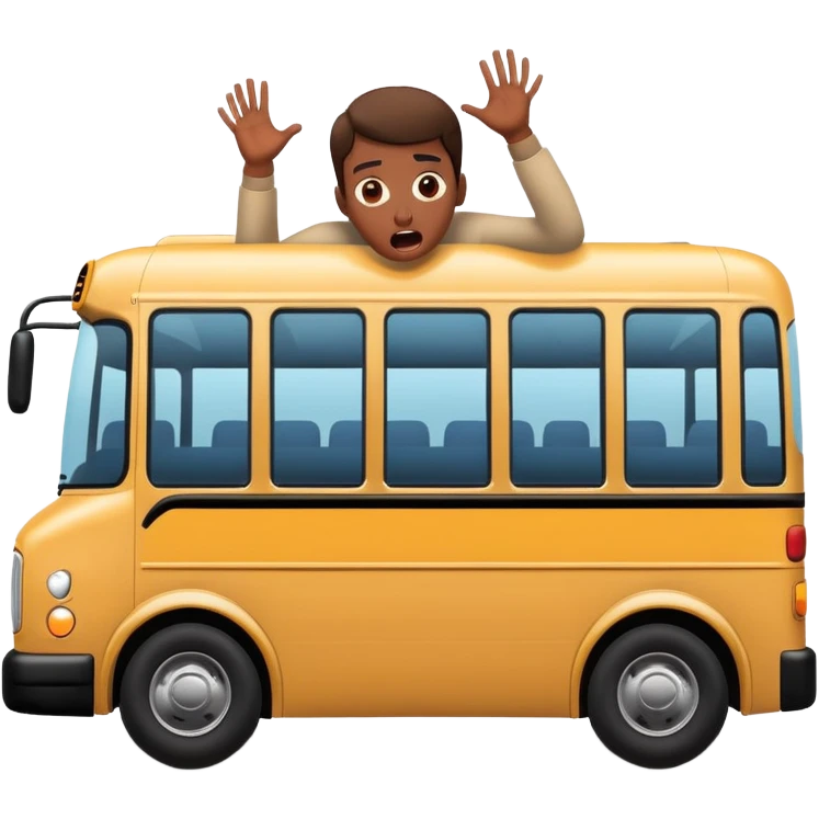 getting hit by a bus emoji