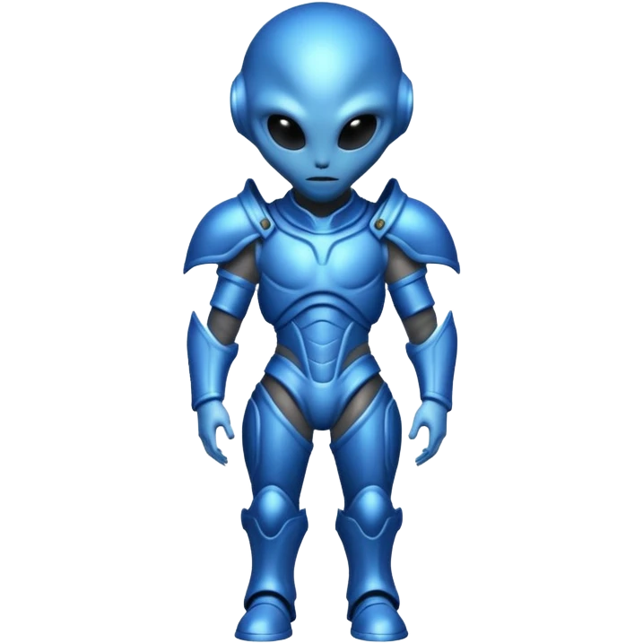 alien in blue armor





 emoji