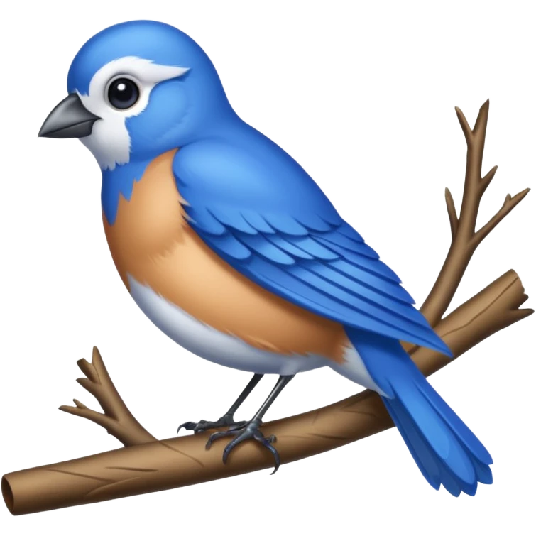 blue bird emoji