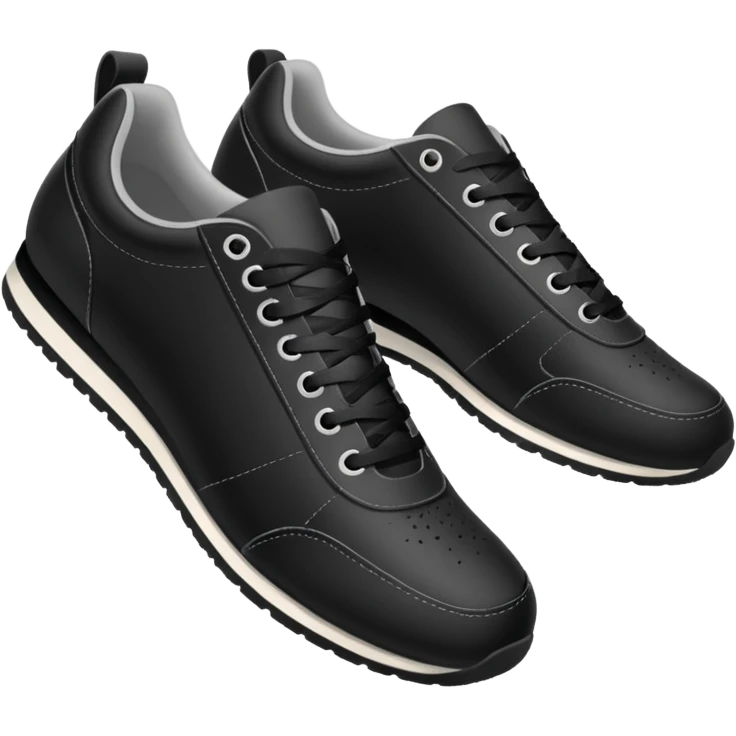 black sport shoue emoji