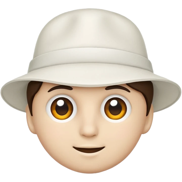 white hat emoji