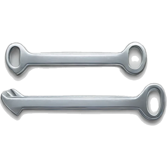 metallic blades white keys emoji