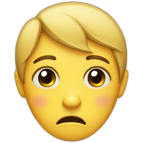 sad crying face emoji