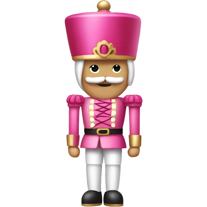Pink nut cracker emoji