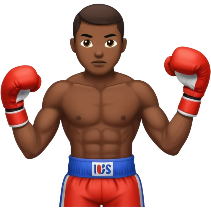 Thai boxer emoji