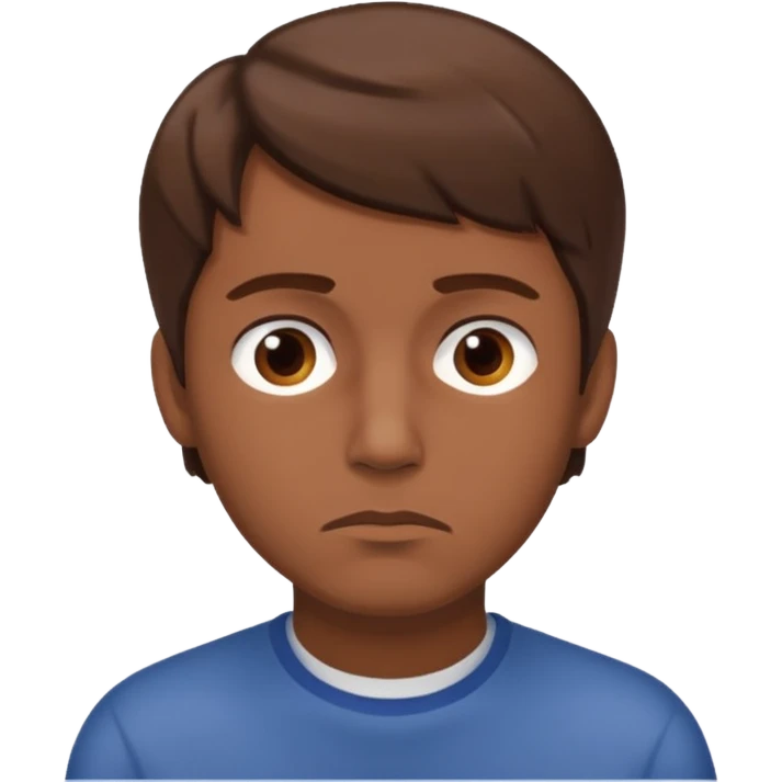 men with brown hairremembering something emoji