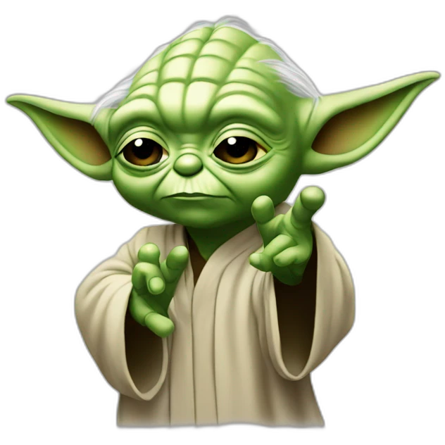 yoda make a dab emoji