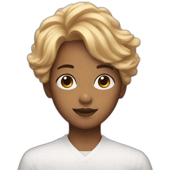 v from bts as a woman emoji