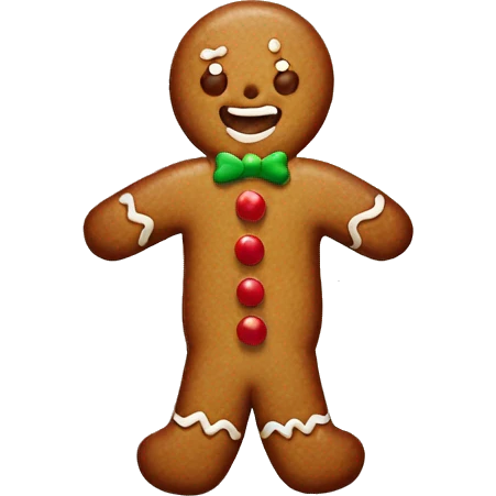 Gingerbread man  emoji