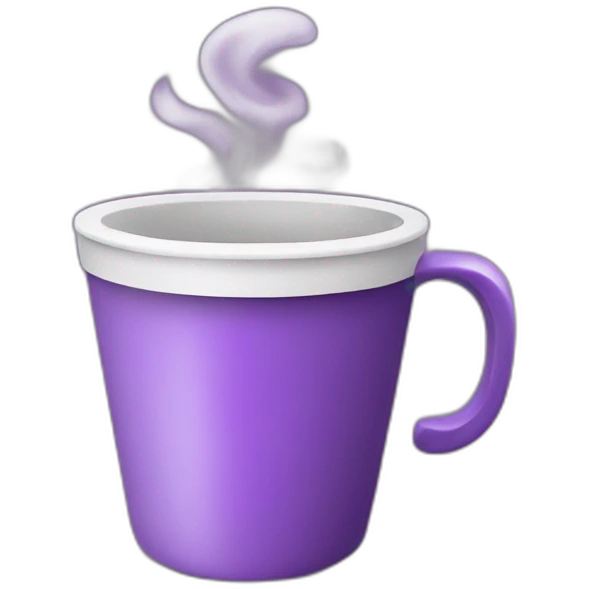 Cup purple emoji