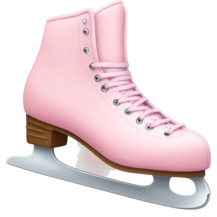pastel pink ice skates emoji