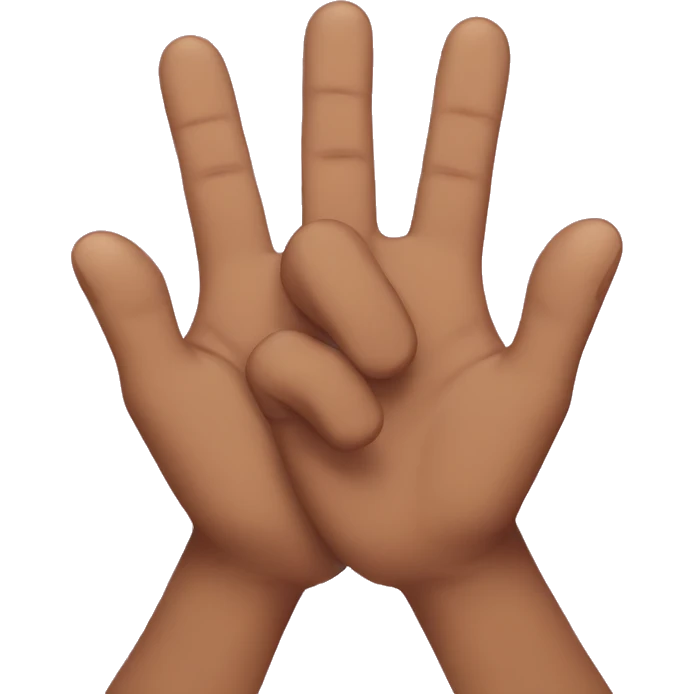 touching fingers uwu emoji