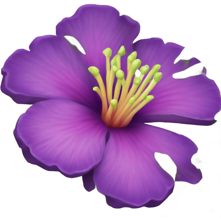  lehua flower Purple  emoji