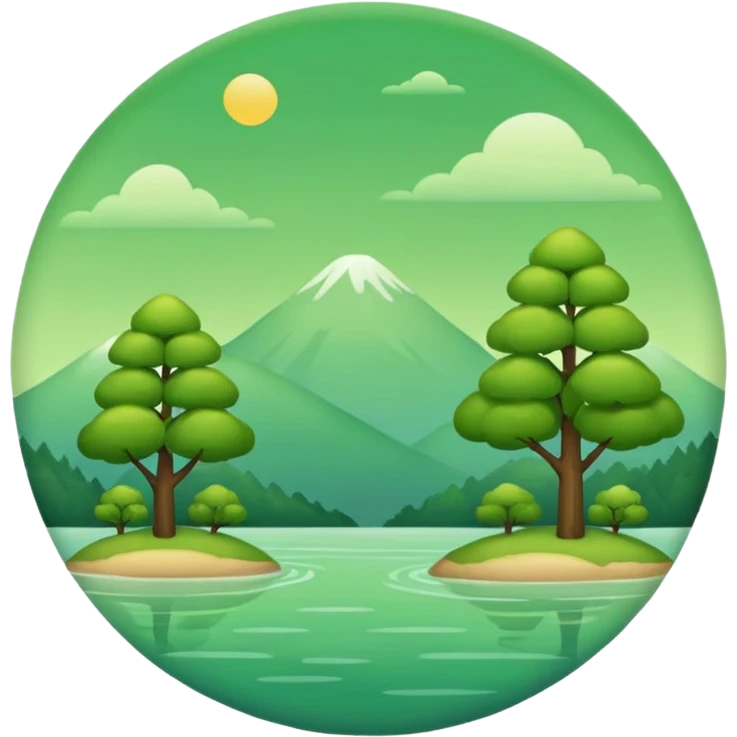 Green mood emoji