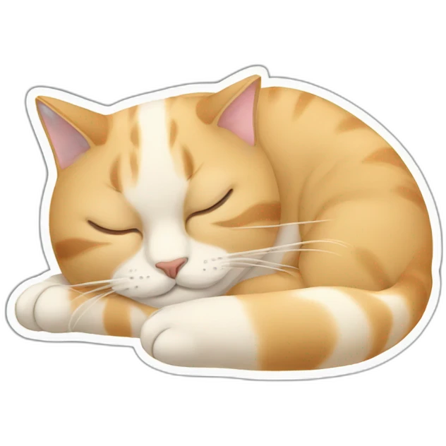Cat-sleeping emoji