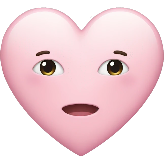 Light pink Heart  emoji