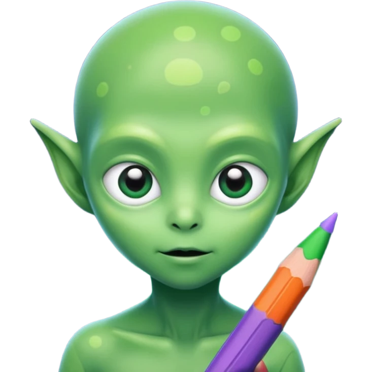 
Alien kid drawing stars





 emoji