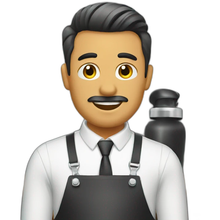 barber shop emoji