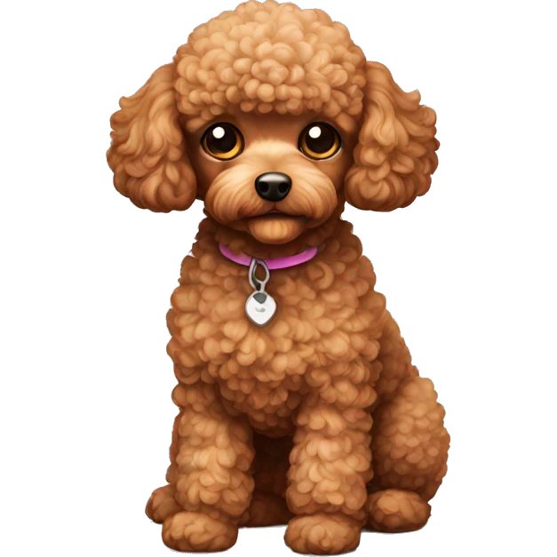 Toy poodle emoji