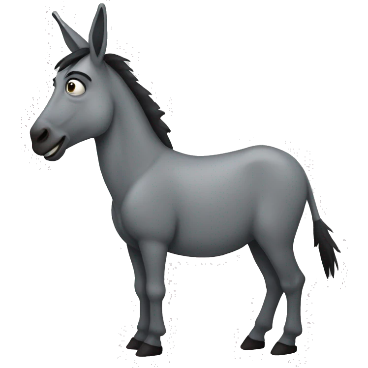 dumb + donkey = emoji