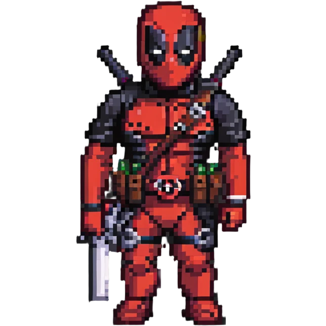 deadpool superhero emoji