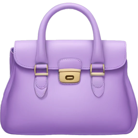 light purple handbag emoji