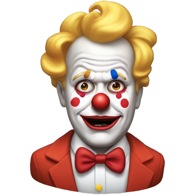 Trump as a clown emoji