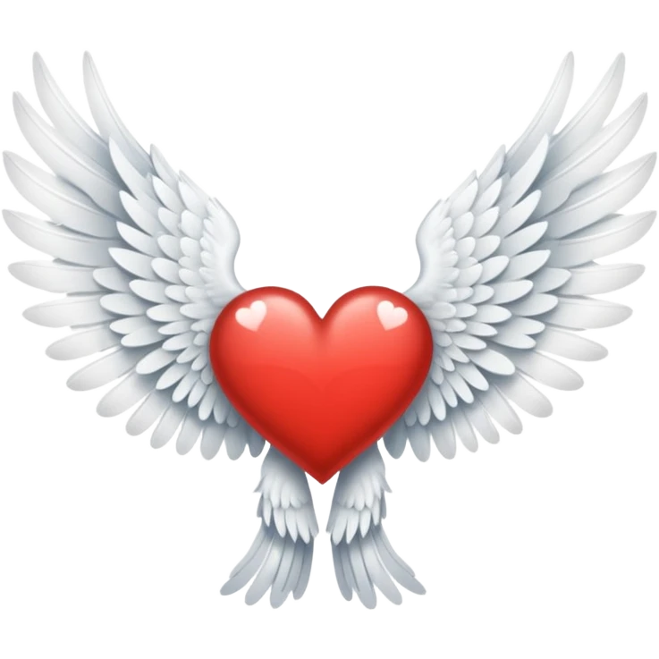 fairytale wings heart emoji