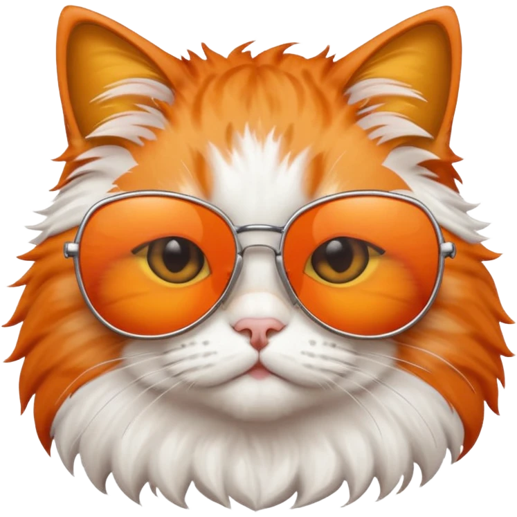 Cat wearing sunglasses emoji
