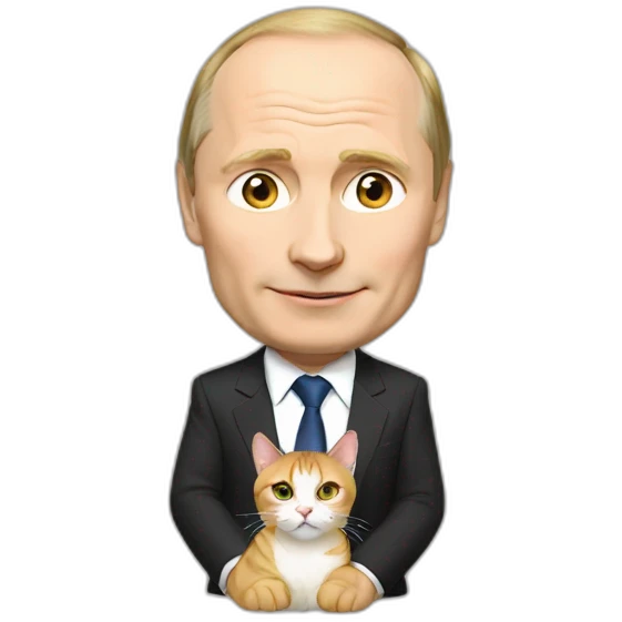 putin with cat emoji