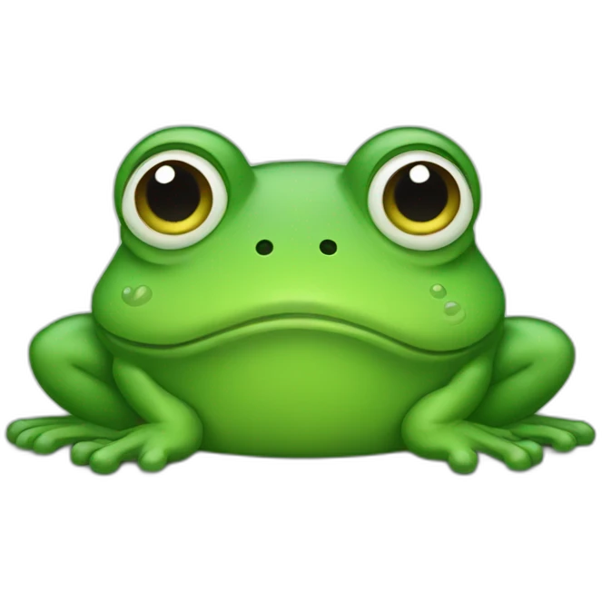 sad frog emoji