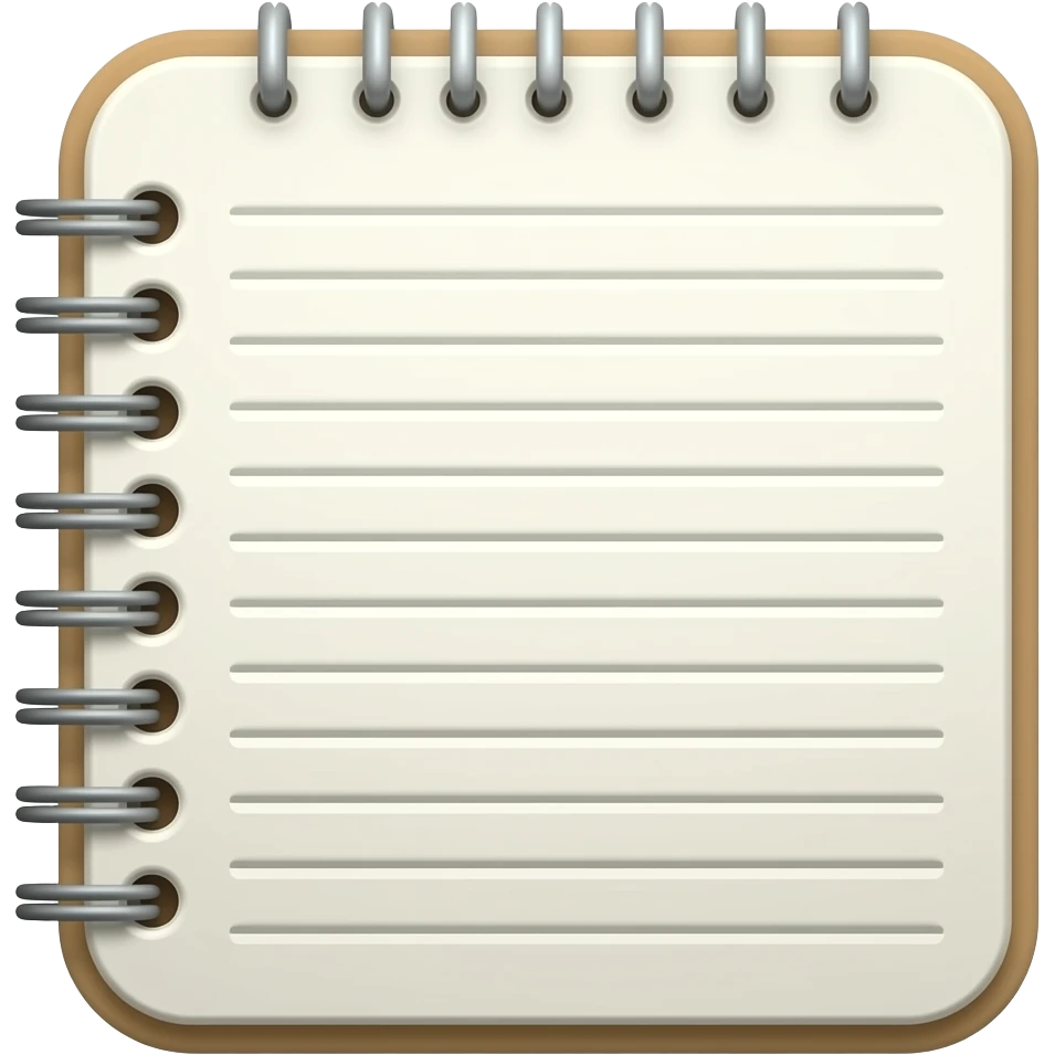 Gere um emoji de caderno emoji