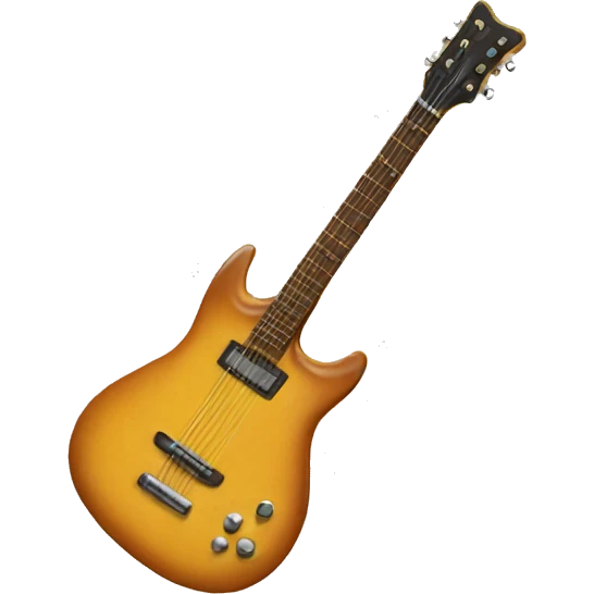 Guitar cat emoji