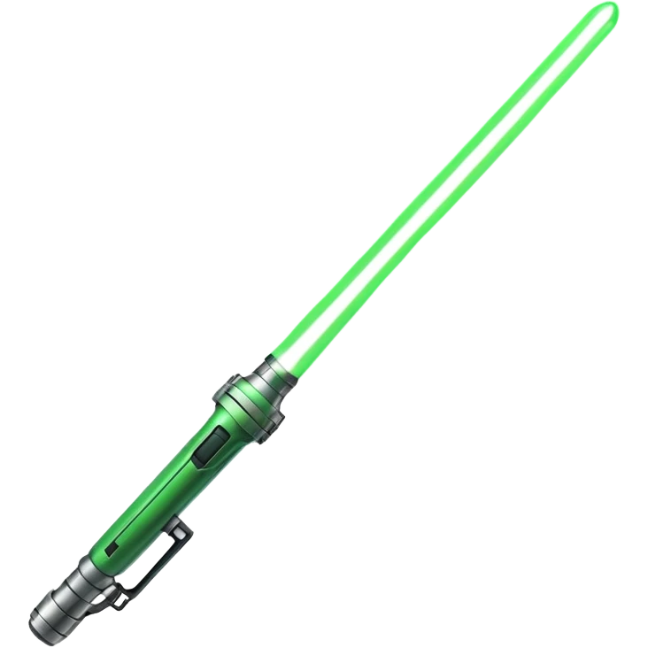 green light saber emoji