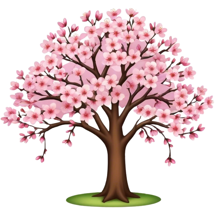 Cherry blossom tree emoji