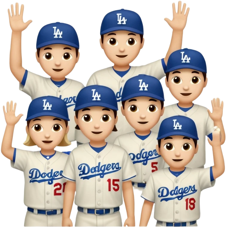 Dodgers win emoji