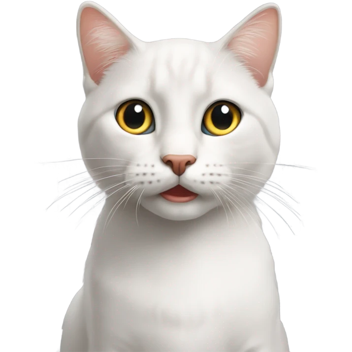 Сердце с котенком emoji