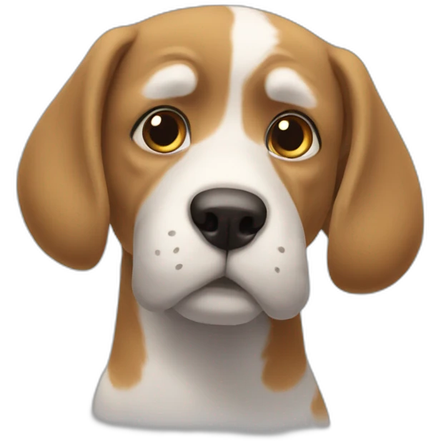 Chat sur chien emoji
