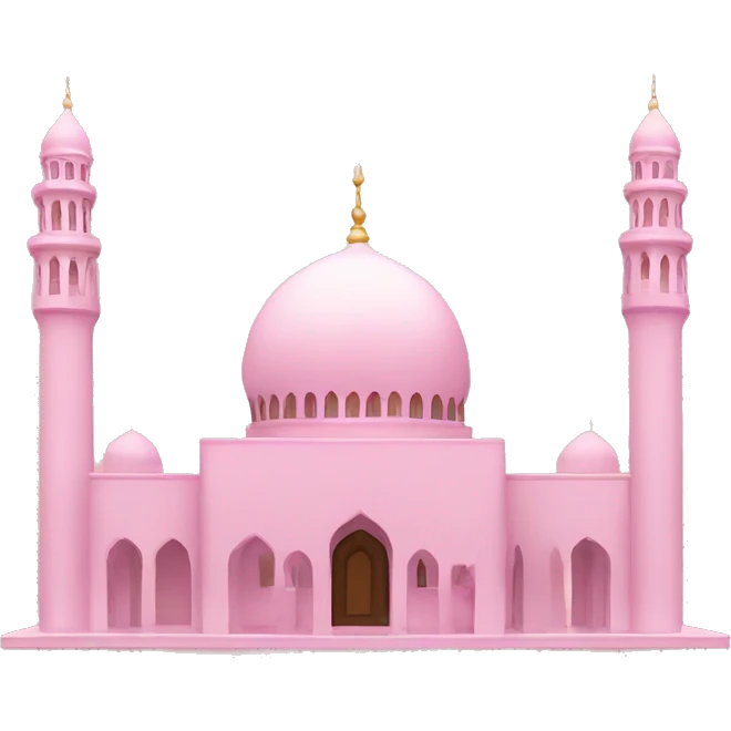 Light pink mosque  emoji