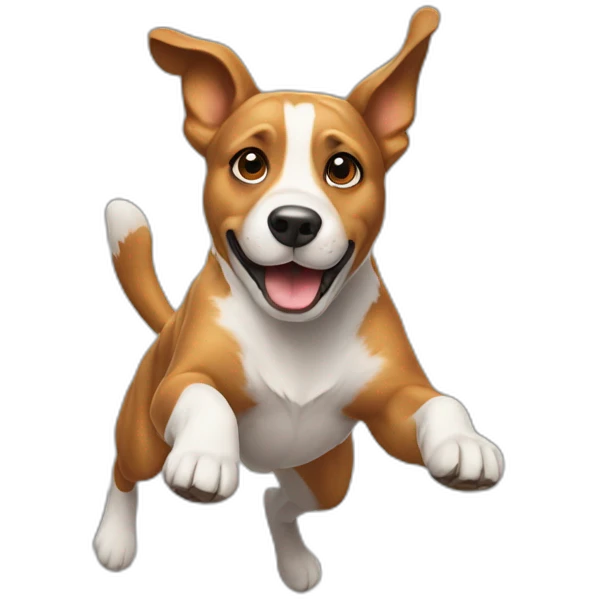 jumping-dog emoji